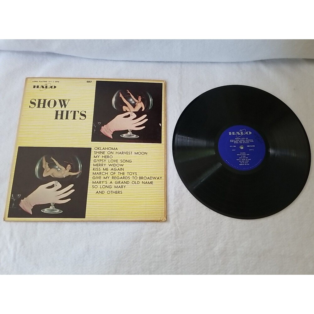HALO RECORDS Vinyl RECORD LP SHOW HITS NATIONAL STARS WITH ORCHESTRA 5057